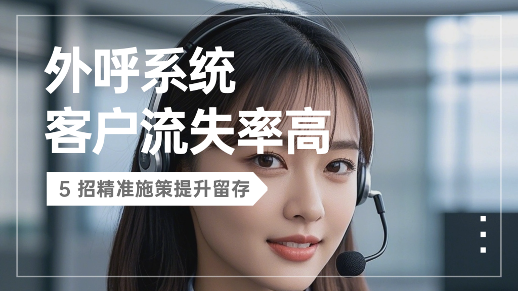 外呼系统客户流失率高?5 招精准施策提升留存