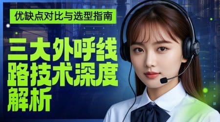三大外呼线路技术深度解析：优缺点对比与选型指南