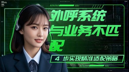 外呼系统与业务不匹配？4 步实现精准适配策略​