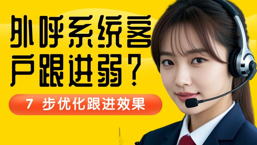 外呼系统客户跟进弱？7 步优化跟进效果