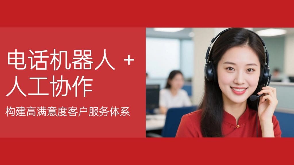 电话机器人 + 人工协作：构建高满意度客户服务体系​