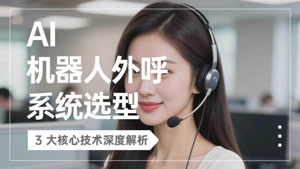 AI 机器人外呼系统选型：3 大核心技术深度解析​