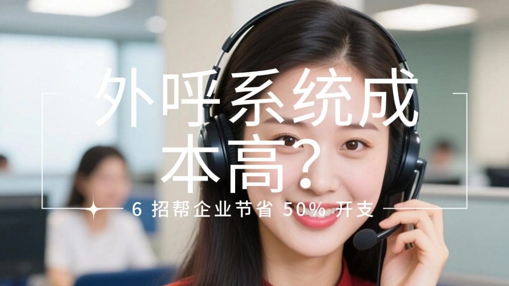 外呼系统成本高？6 招帮企业节省 50% 开支