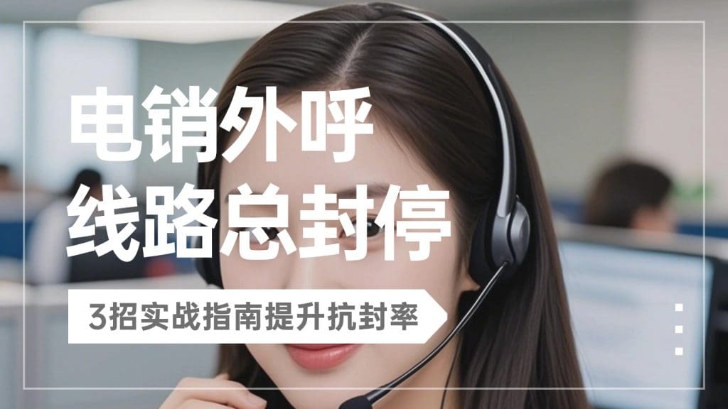 电销外呼线路总封停？3招实战指南提升抗封率