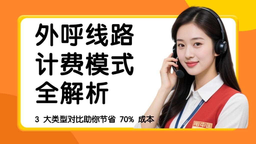 外呼线路计费模式全解析：3 大类型对比助你节省 70% 成本