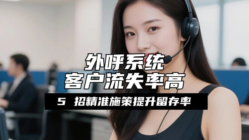 外呼系统客户流失率高？5 招精准施策提升留存率