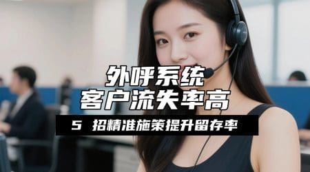外呼系统客户流失率高？5 招精准施策提升留存率