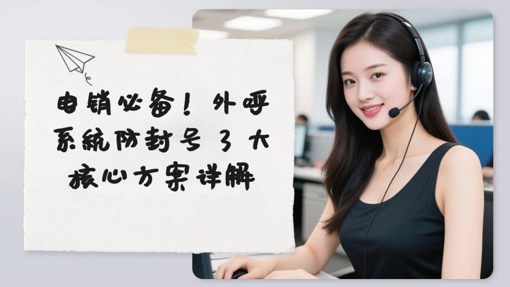 电销必备！外呼系统防封号 3 大核心方案详解