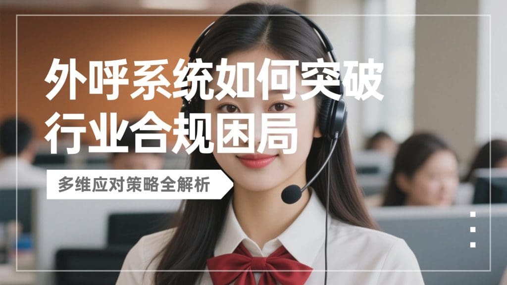 外呼系统如何突破行业合规困局？多维应对策略全解析